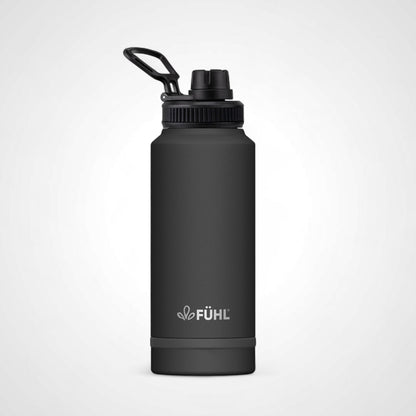 Botella Active 1000ml Tapa Regular - Negro
