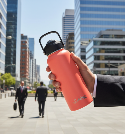 Botella FÜHL coral en Sanhattan, Chile