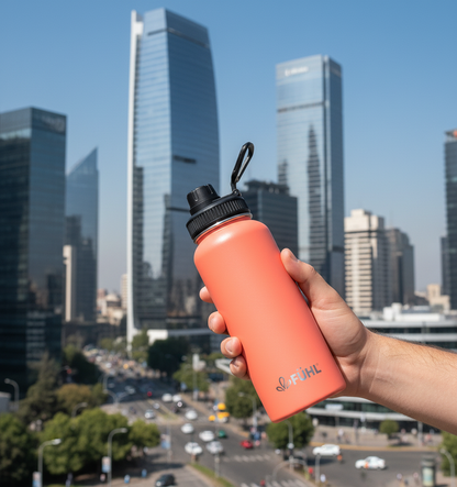 Botella FÜHL coral en Sanhattan, Chile