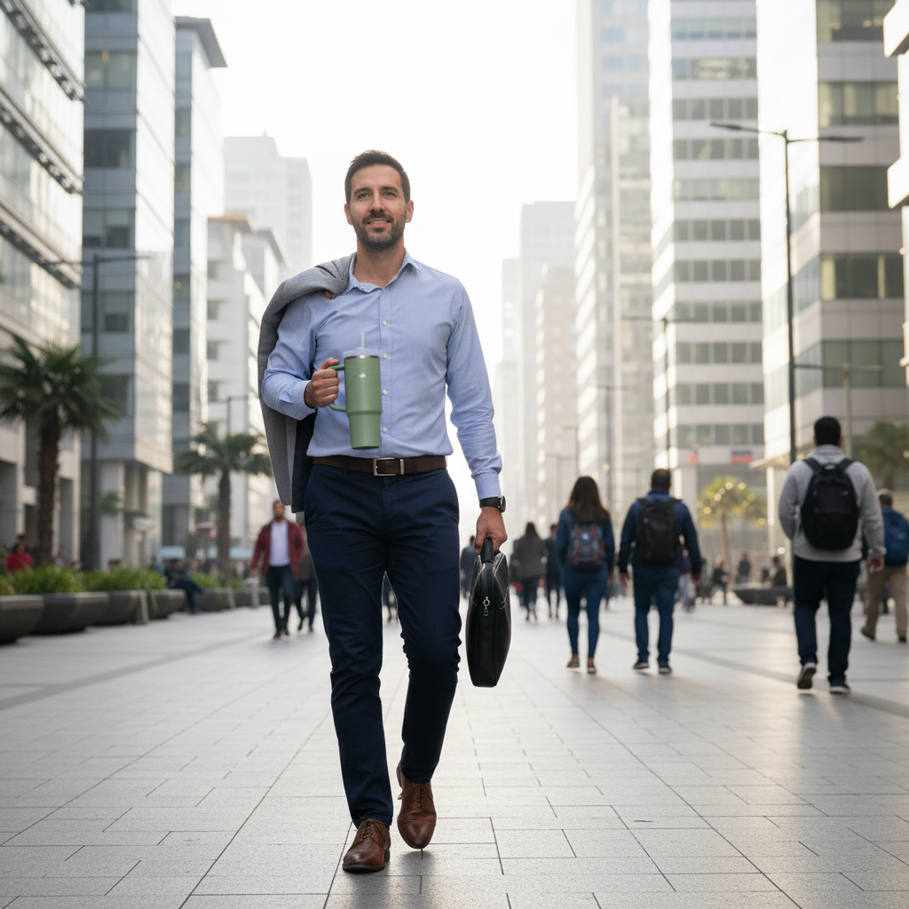 Botella FÜHL verde en Sanhattan - botella más pequeña