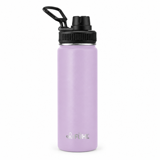 Botella Térmica Urban Slim 550ml Tapa Regular - Lila sobre fondo blanco